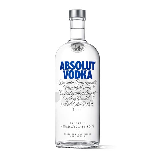 10. Vodka Absolut